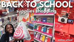 BACK TO SCHOOL SUPPLIES SHOPPING + HAUL 2024 *college edition