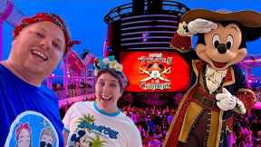 Day Onboard the Disney Fantasy! Pirates Night & Appreciating Small Ship Details!