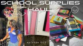 back to SCHOOL supplies shopping HAUL 2024 | (junior year)