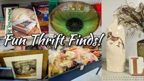 FUN FINDS AT GOODWILL! | THRIFT SHOP WITH ME + MY HAUL | THRIFTING IN 2024