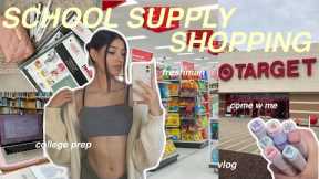 prepping for college✨| school supply shopping, come w me, school vlog