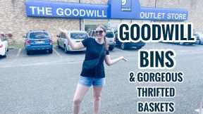 SHOPPING THE GOODWILL BINS & GOODWILL STORE | Small Thrift Haul