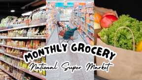 Monthly Grocery In Budget | National Super Market | Shopping In Hyderabad | Grocery Haul