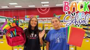 Back To School Supplies Shopping at Target With Emma and Ellie! School Supplies Haul!