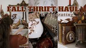 🍂 FALL THRIFT HAUL & FALL DECORATE WITH ME 2024! | Thrifting, Home Decor