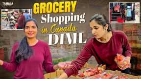 Grocery Shopping in Canada🍅🫑🥒| DIML | Krishna Sri Naidu | Tamada media