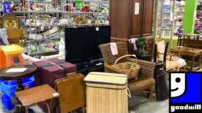 GOODWILL SHOP WITH ME FURNITURE SOFAS TABLES KITCHENWARE DECOR MEDIA SHOPPING STORE WALK THROUGH