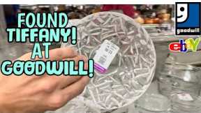 Found TIFFANY at GOODWILL | Thrift with me GOODWILL | Sourcing RESELL eBay | FULL-TIME PROFIT how to