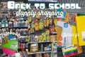 BACK TO SCHOOL SUPPLIES SHOPPING +