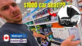 Baby shopping at Walmart & Babies R Us (We were shocked by the price tags!)