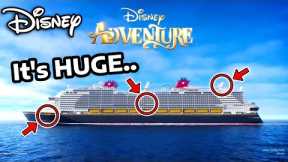 Disney Adventure Cruise Ship REVEAL - Booking, Rides, Food & More!