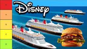 Disney Cruise FOOD Ranked ( Fan Favorite Dining )