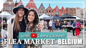 Shopping with Laura Caldwell | AMAZING FLEA MARKET in Bruges - BELGIUM |  | Zandfeesten