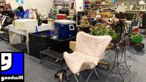 GOODWILL SHOP WITH ME FURNITURE CHRISTMAS DECORATIONS DECOR KITCHENWARE SHOPPING STORE WALK THROUGH