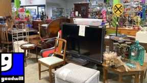 GOODWILL SHOP WITH ME FURNITURE CHAIRS CHRISTMAS DECORATIONS KITCHENWARE SHOPPING STORE WALK THROUGH