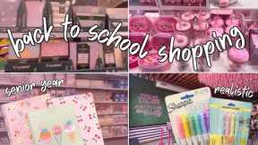 *REALISTIC* BACK TO SCHOOL SHOPPING VLOG | SENIOR YEAR