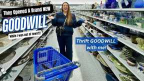 HOW DID I MISS THIS!?! They opened a brand new GOODWILL thrift store! Let's Go Thrift It Together!