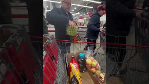 Grocery shopping at Costco, Canada #shorts