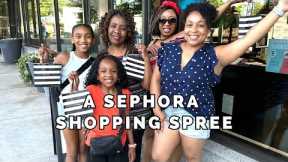 NO BUDGET 🤑 Sephora Shopping Spree w/ Tweens