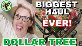 DOLLAR TREE HAUL | BIGGEST HAUL WE'VE EVER DONE it's ALL $1.25 | BRAND NAMES #dollartreehaul