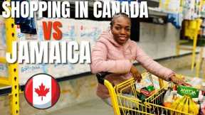 Grocery shopping prices in Canada vs Jamaica!