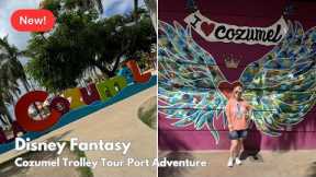 Disney Cruise Line Vlog | Disney Fantasy | Day 3 | Cozumel City Tour by Trolley | Sept 2024