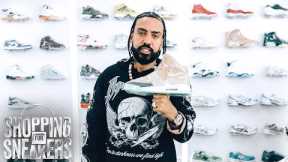 French Montana Goes Shopping for Sneakers at Kick Game