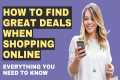 How To Find Great Deals When Shopping 