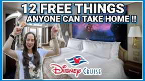 12 FREE THINGS YOU CAN TAKE HOME FROM YOUR STATEROOM ON DISNEY CRUISE LINE | Free Things on a Cruise