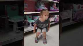 🎀Cute 3-Year-Old Baby Girl 💕Goes Toy Shopping Spree at Walmart! #walmart #toys #babyproducts #viral