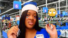 ASMR ✨Rude Walmart Cashier 🙄 Grocery Store Check Out RP (✨she wants to fight✨)