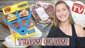 DEFROST 50% FASTER | THAW CLAW REVIEW | AS SEEN ON TV PRODUCT TESTING WITH JACKELYN SHULTZ