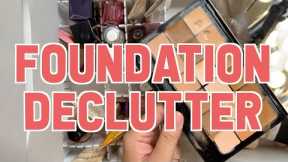 Makeup Declutter! | Foundations