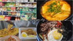 Grocery shopping in Canada| Kimchi stew | Bibimbap (Korean rice bowl)