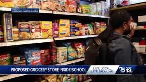 Grocery store coming inside Huffman Middle School