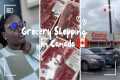 Monthly grocery shopping in Canada |