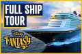 DISNEY FANTASY Full Ship Tour (In