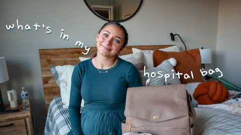 WHAT’S IN MY HOSPITAL BAG | what I packed labor, delivery, & for baby