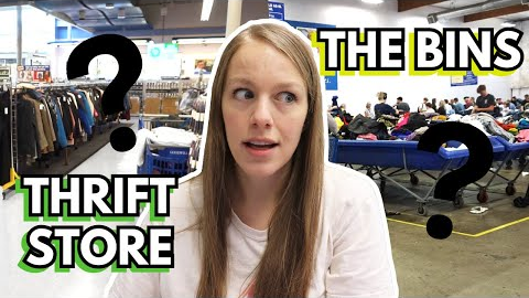 Thrift with Me at GOODWILL Bins AND Thrift Store - Which is BETTER?