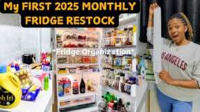 GOODBYE VLOG: MY FIRST GROCERY SHOPPING 2025🛒| FRIDGE RESTOCK #groceryshopping2025 #perrymwaura