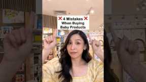 Don’t make these 4 MISTAKES when buying baby products