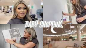 SHOPPING FOR OUR BABY - DAILY VLOG | PAIGE