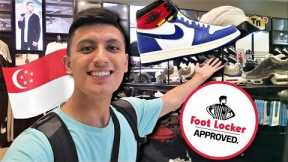 FIRST TIME SHOPPING at FOOT LOCKER in ASIA! (Jewel Changi Airport Mall VLOG)