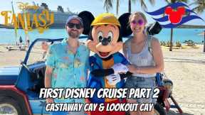 First Disney Cruise Part 2! Castaway Cay, Lookout Cay, Day at Sea Aboard the Disney Fantasy