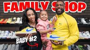 Sneaker Shopping w/ My Family For Baby Number 2!