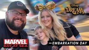 Boarding The Disney Dream: Marvel Day At Sea Cruise | Day 1 Impressions, Tips & Tricks 2025