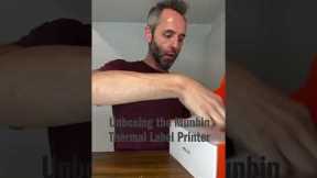 Unboxing the Munbin Thermal Label Printer