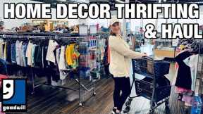 HOME DECOR THRIFTING IN GOODWILL! A fun Thrift Store Shopping trip & Haul!