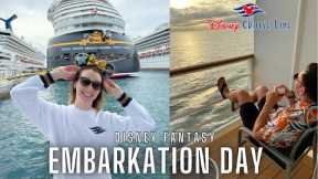 DISNEY FANTASY EMBARKATION DAY!! 🚢 🐘 3 Night Bahamas Cruise from Port Canaveral l Disney Cruise Line