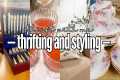 Thrifting and Styling Home Decor ||